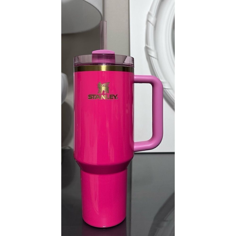 Stanley Quencher H2.0‎ FlowState Tumbler 40oz, PINK PARADE - Picture 2 of 6